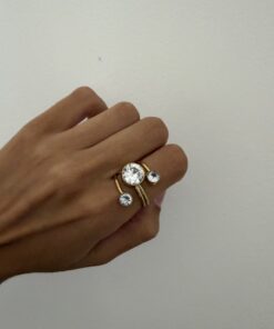 Alternative view of Anillo triple circonita